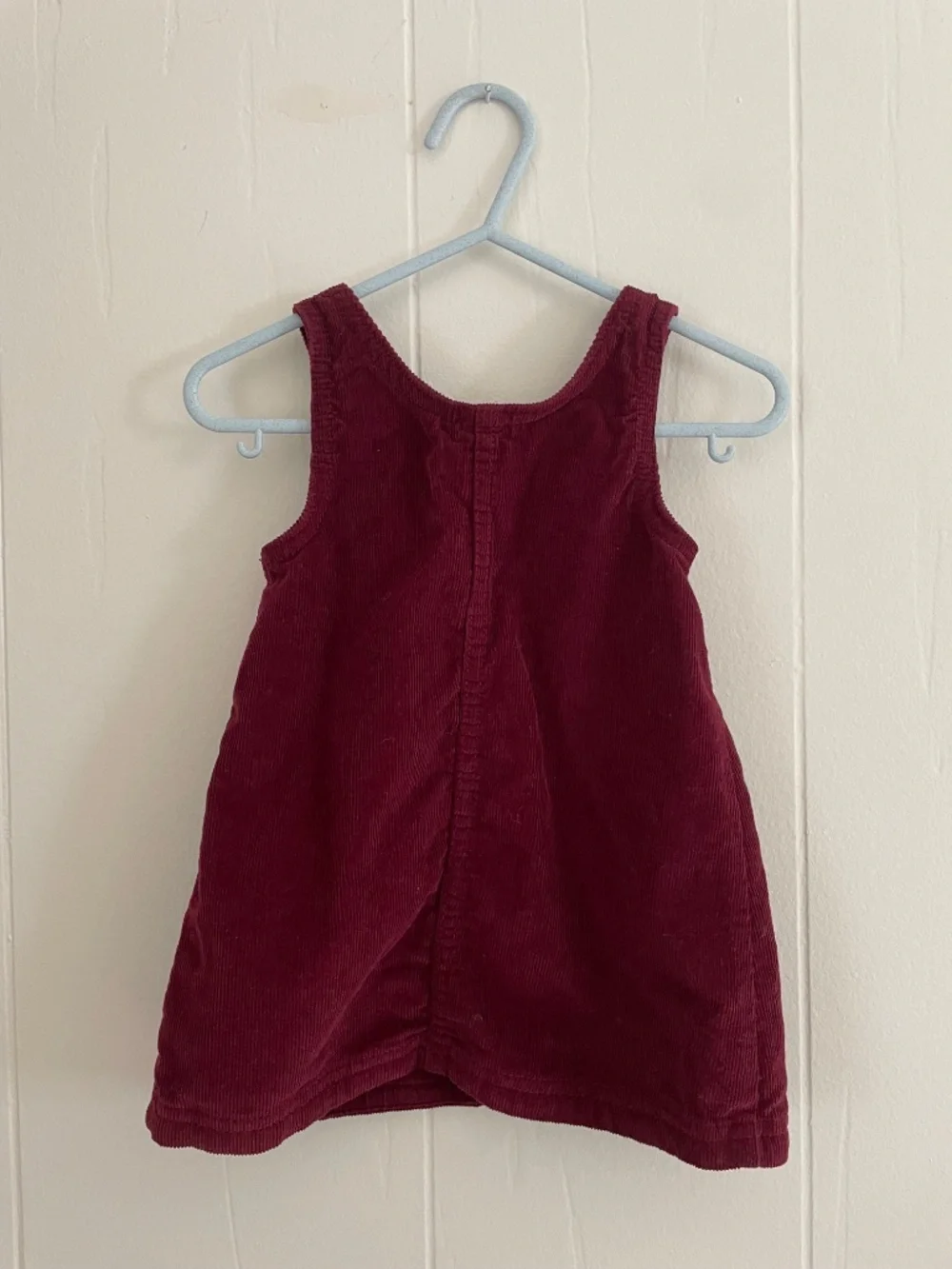 Sweet Maroon Corduroy Dress for Baby/Toddler